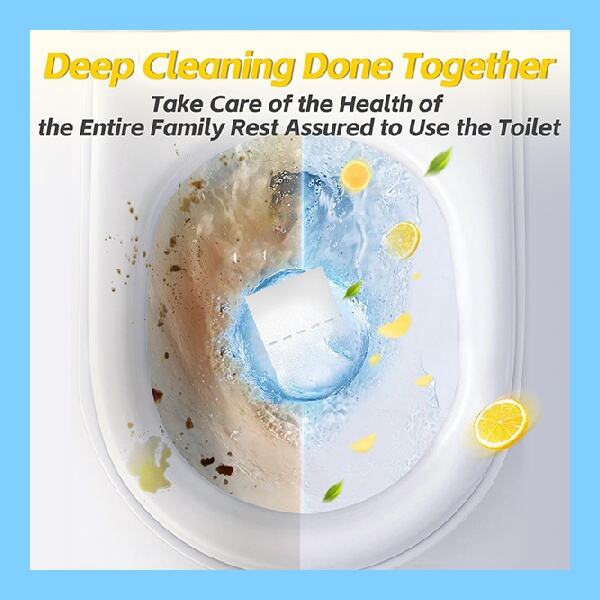 Eco-Friendly and Biodegradable Toilet Bowl Cleaner Strips