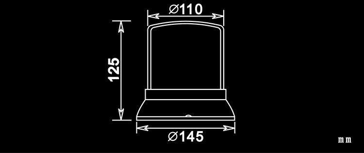 flashing warning lights