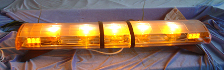 product lyaf 12v clear rotating warning light rotating full lightbar for car-3