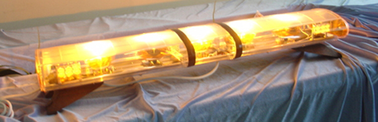 product lyaf 12v clear rotating warning light rotating full lightbar for car-2