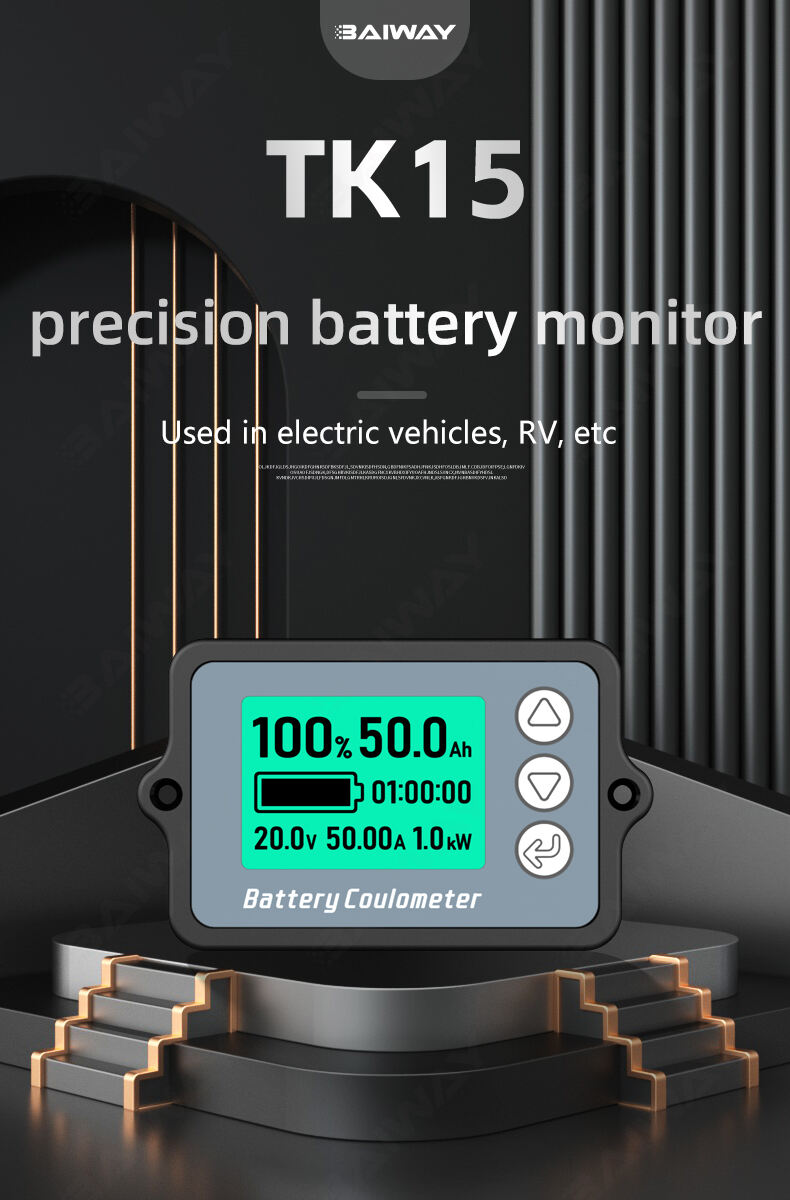 Battery Charge discharge LCD Car battery Voltage Capacity tester factory