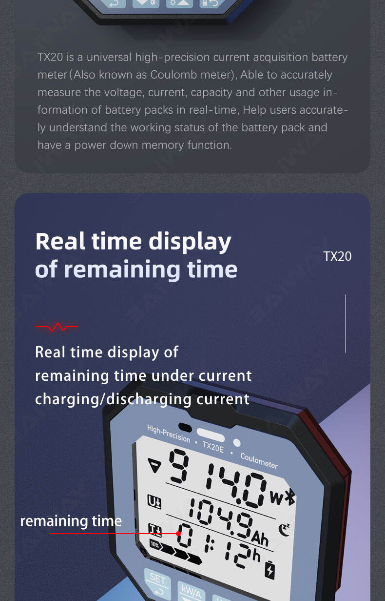 LCD Electrical instruments Bluetooth Battery manufacture