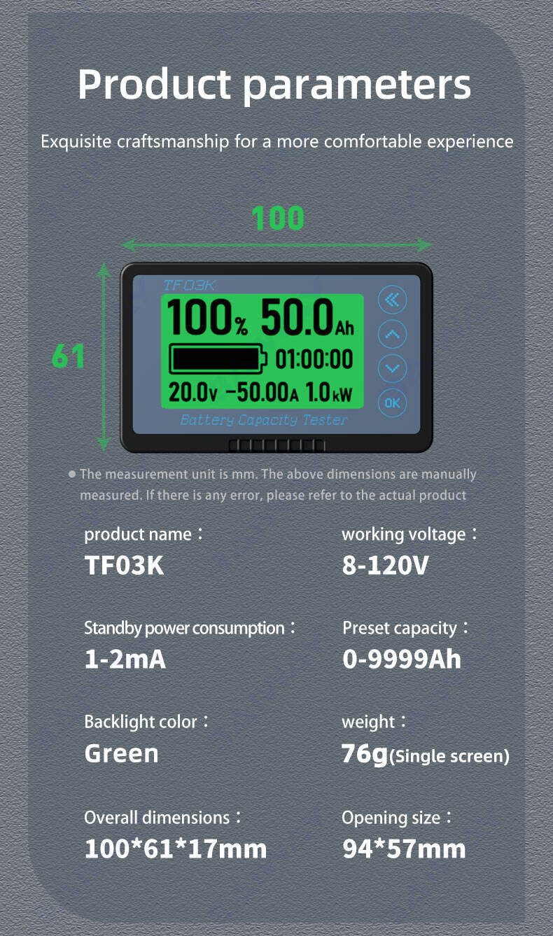 Acid Lead Lithium Battery 100V Universal LCD Car Capacity level Indicator manufacture