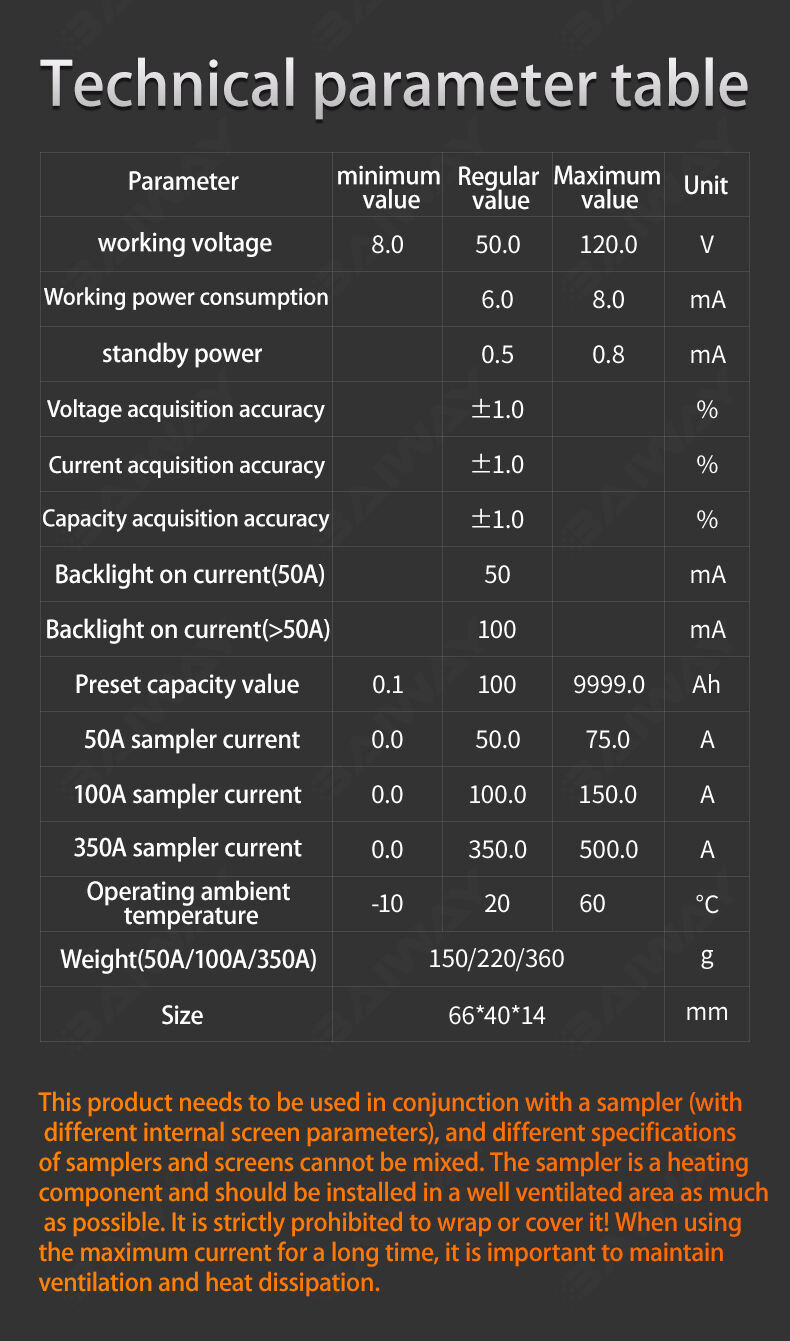 Battery Charge discharge LCD Car battery Voltage Capacity tester details