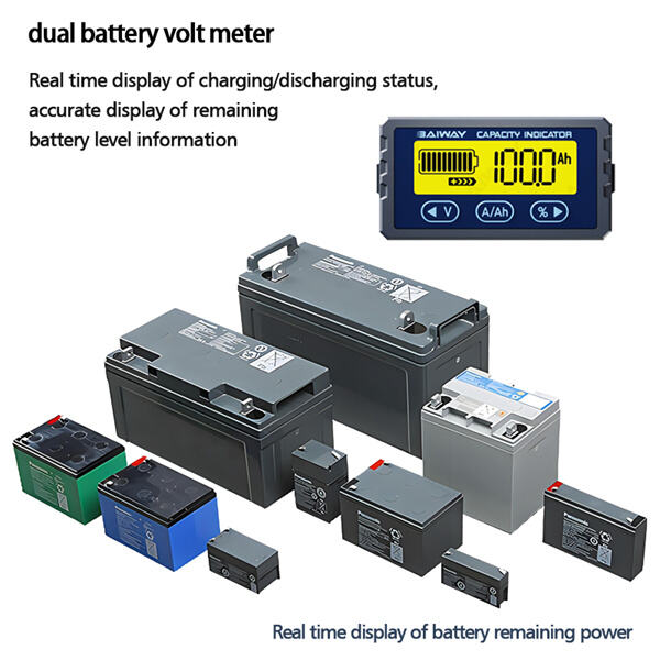 Use of Dual Battery Volt Meter: