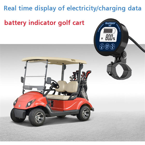 Utilizing a Battery Indicator Golf Cart