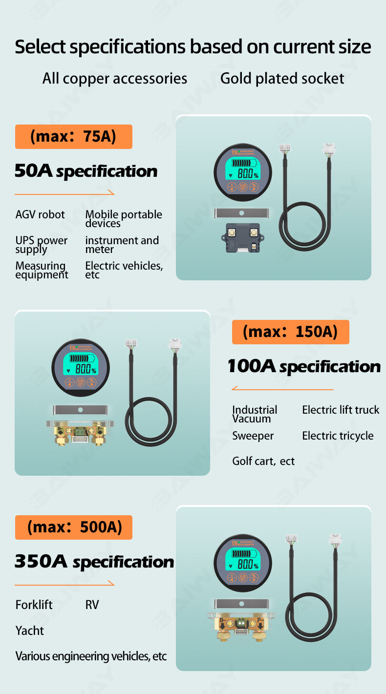 TR16 Universal LCD Car Battery Level Capacity Indicator details