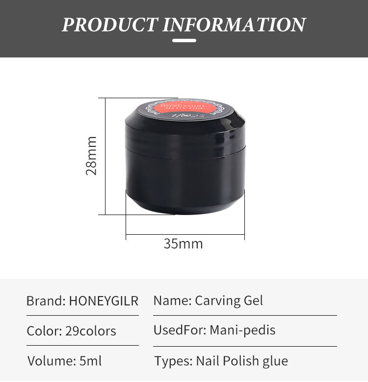 HONEY GIRL Wholesale Private label 3D Gel Carving Gel OEM Sculpting Gel For Nail Art Designs supplier