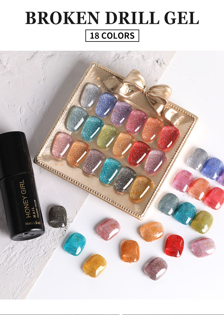 High quality manufacturer's best selling flash color 12ml Nail Gel manufacture