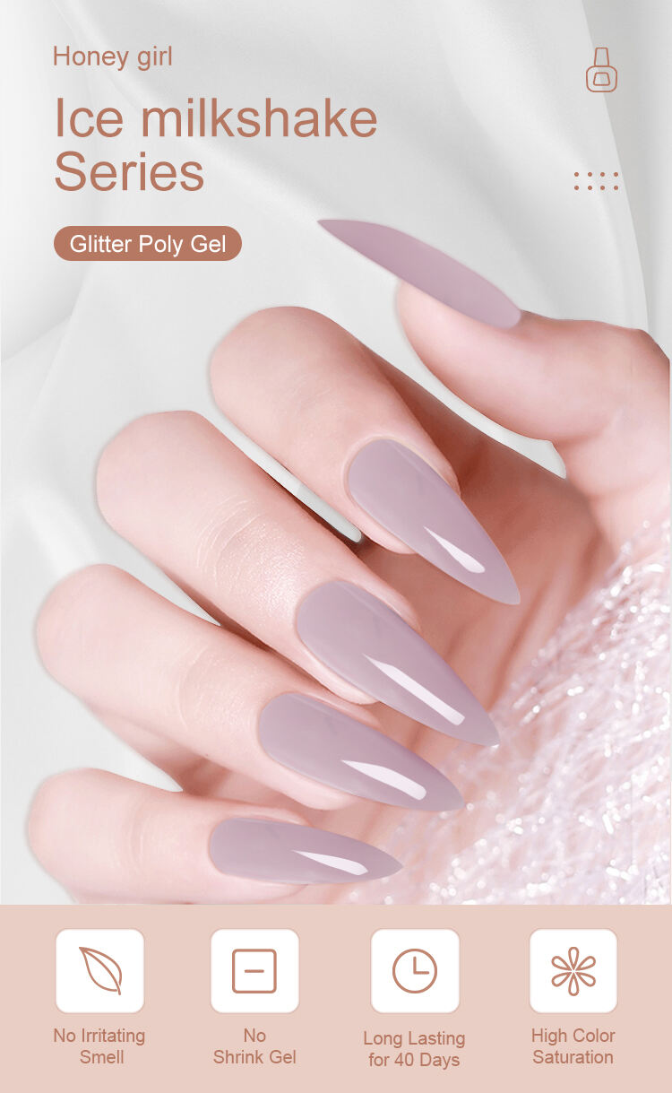 HONEY GIRL New Arrival Transparent Color Nude Pink15ml Translucent Gel Soak Off UV LED Gel Nail Polish manufacture