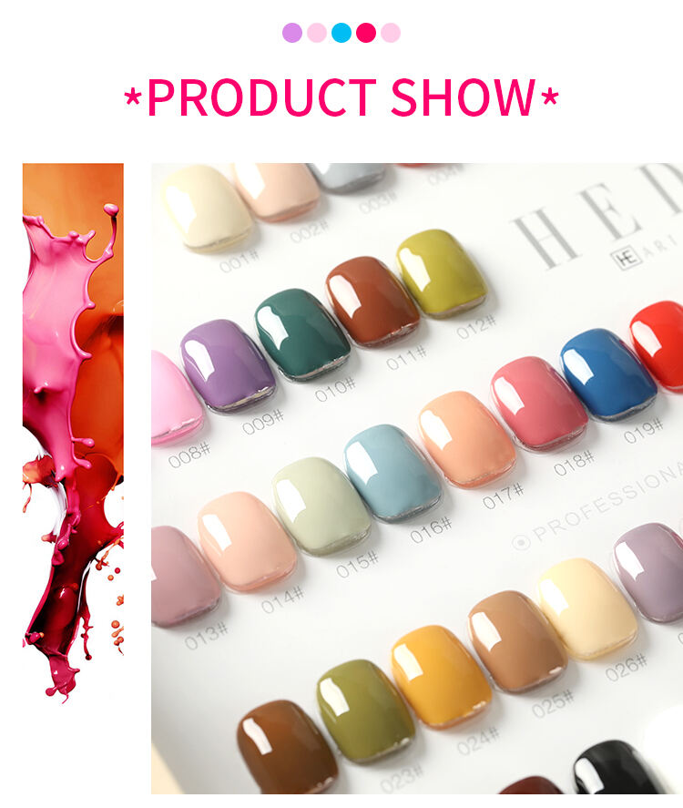 HONEYGIRL New Fashion 36 Color Gel Nail Polish Kit Set Soak Off UV Led Nail Gel Polish Set factory