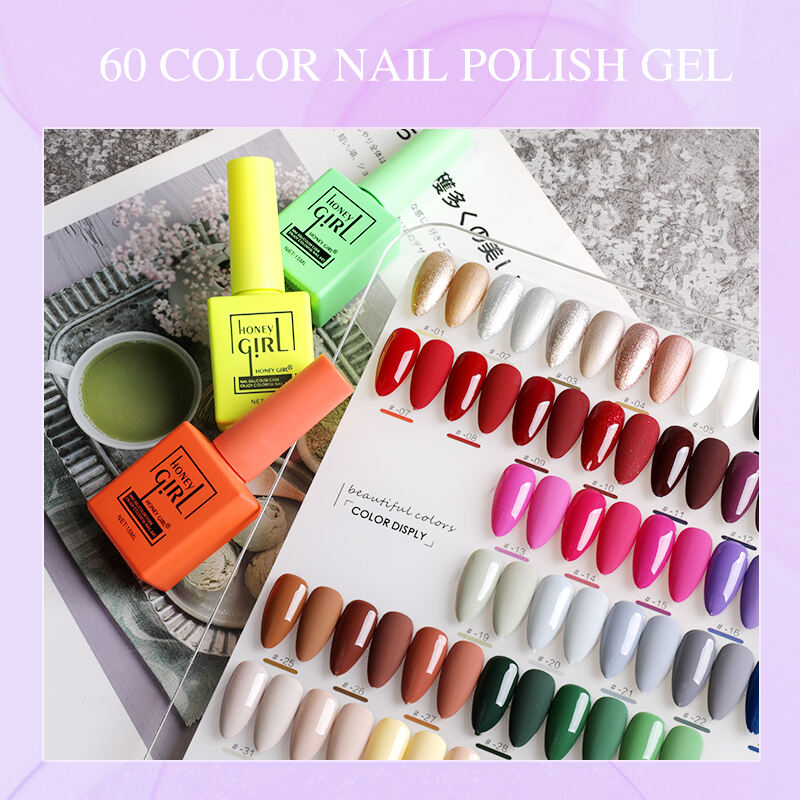 Free sample OEM 60 Colors nail polish kit Soak Off LED UV Nail Gel Polish set gel polish manufacturer manufacture