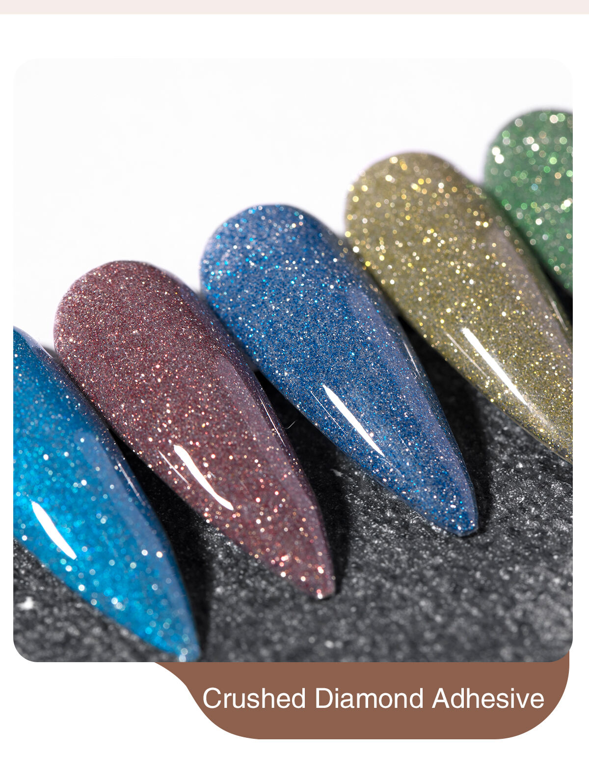 Private Label OEM Nail Supplier High quality Diamond reflective Rhinestone15ml Nail Polish Disco For Nail Art manufacture