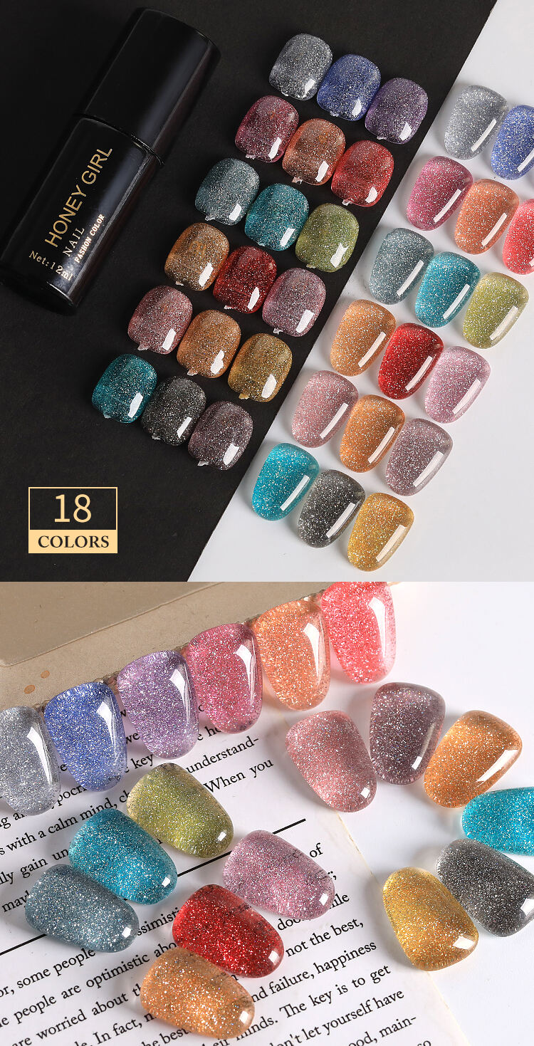 High quality manufacturer's best selling flash color 12ml Nail Gel details