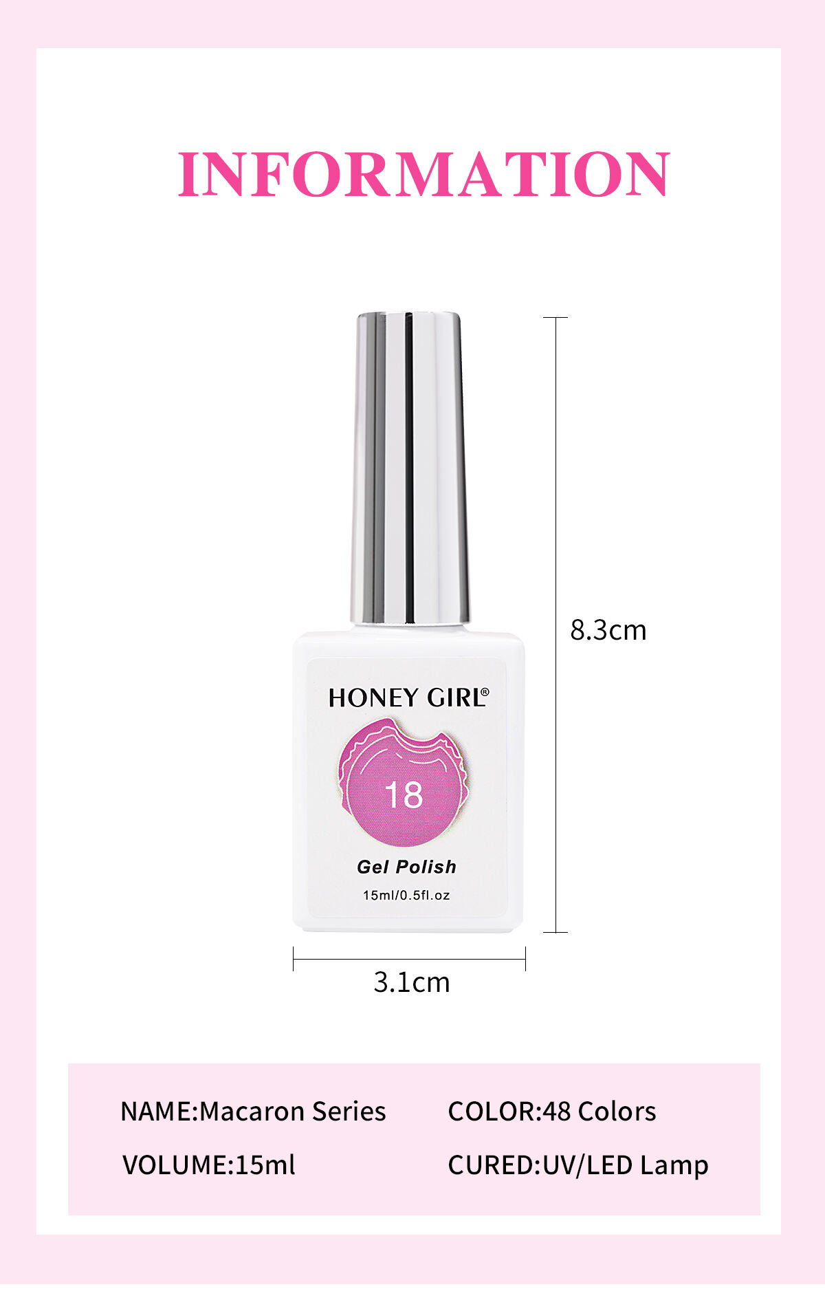 Wholesale Manicure Nail art painting supplies Private label 48colors uv gel soak off 15ml Gel Polish UV nail gel polish set details