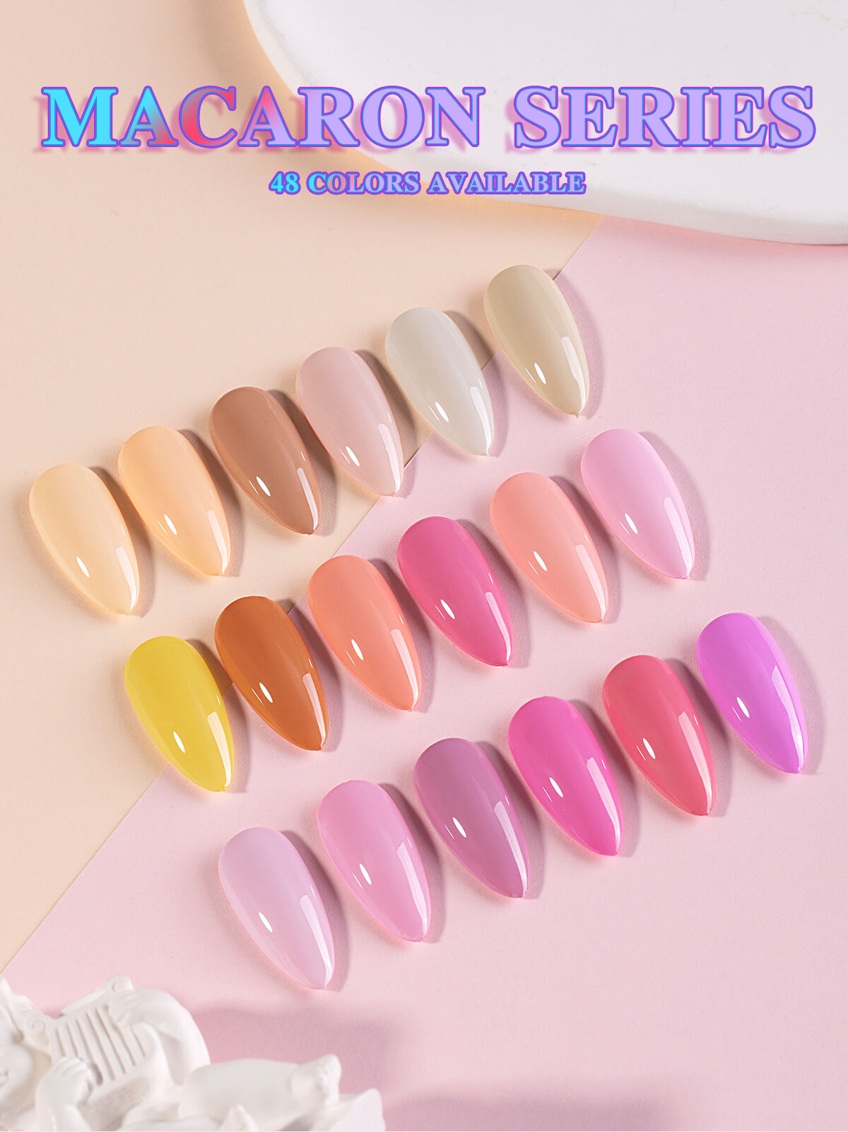 Wholesale Manicure Nail art painting supplies Private label 48colors uv gel soak off 15ml Gel Polish UV nail gel polish set manufacture