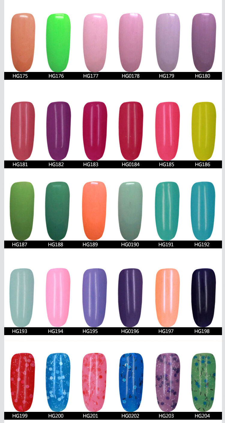 HONEY GIRL Fashion 234 Colors Nail Polish UV Gel Customized Design Nail Supplier Factory Salon manufacture