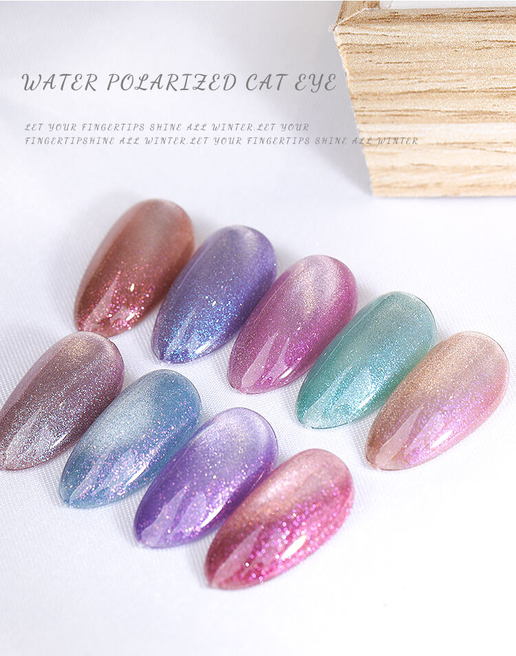 Hot Sale Colorful 15ml Cat Eye Gel 9 Colors Nail Polish Cat Eye Gel For Nail Beauty manufacture