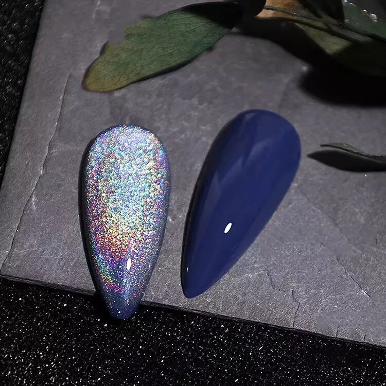 Cat Eye Gel Nail Polish Magnetic Cat Eye Gel Polish Set Rainbow Holographic Magic Effect Soak off Nail Art supplier