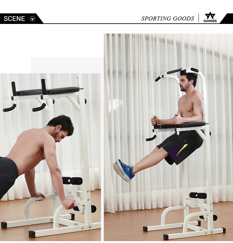 product iunnds hot sale body building equipment gym fitness tower pull ups dip bar station factory wholesale pull up tower-7