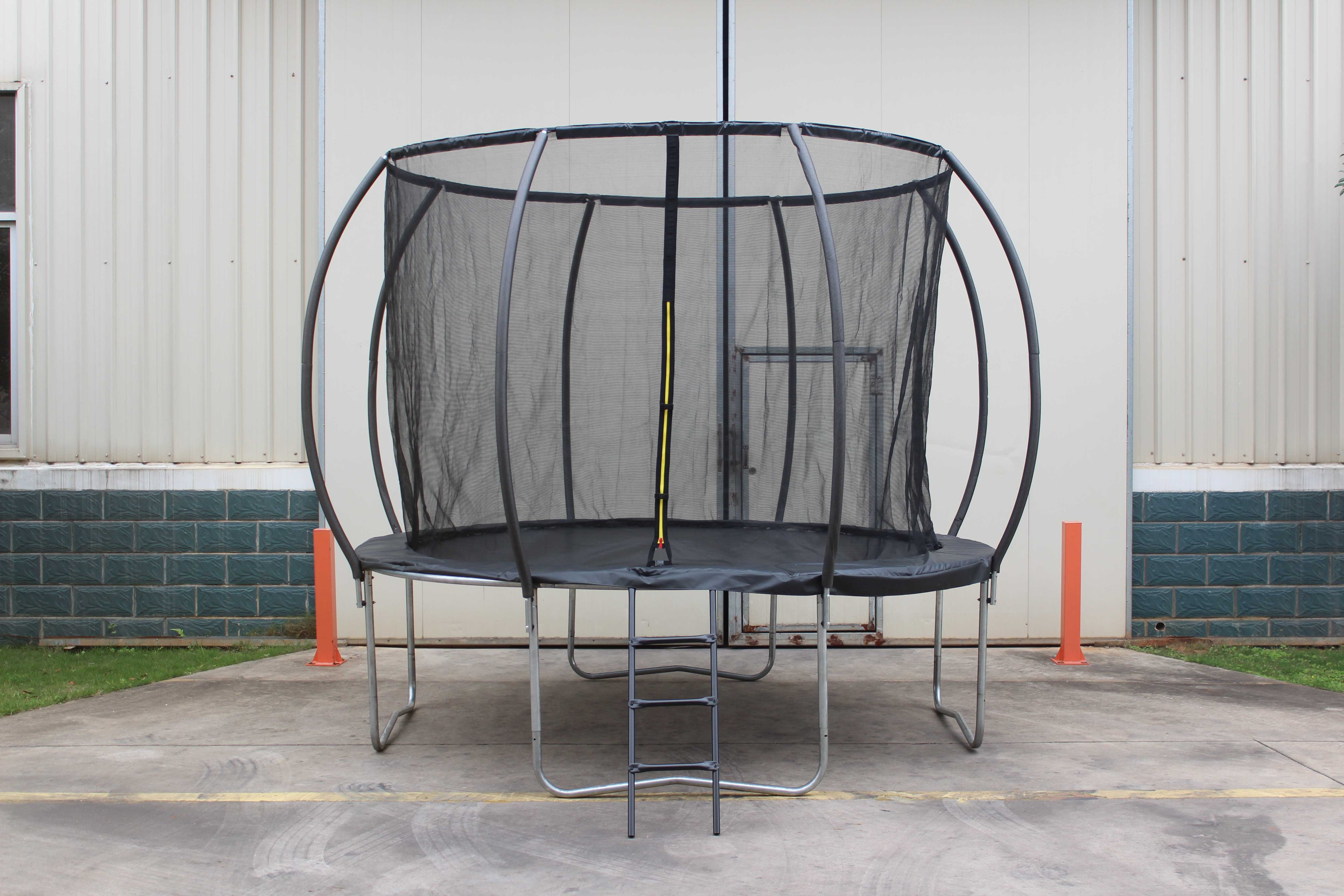 product iunnds kids adult garden park trampoline 8 10 12 14 16ft pumpkin frame children home trampolines-5