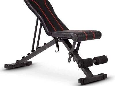 Weights Bench and Weights Set for Strength, Endurance, and Muscle Gain