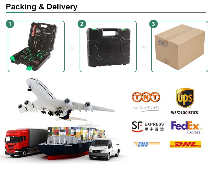 OEM Portable Electric Drill Combo Power Tool Kit Hot-selling Durable Cordless Drill With Lithium Battery Wood DIY Application manufacture