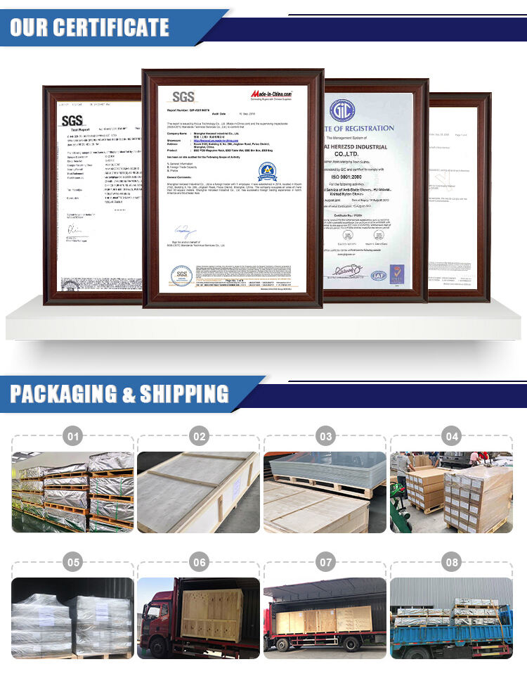product factory black pcb packing storage component container plastic circulation bin conductive tray antistatic bin box-23