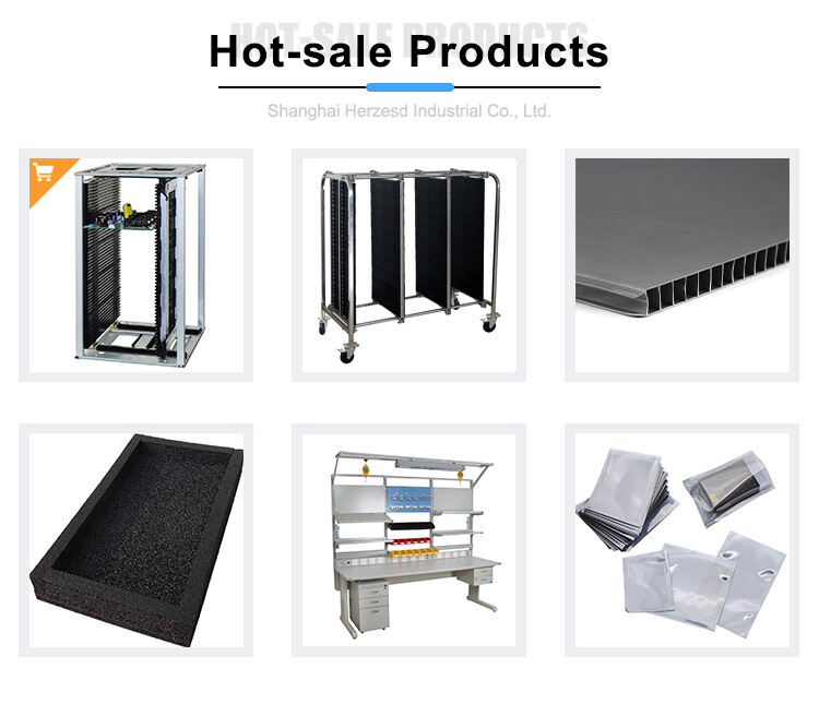 product factory black pcb packing storage component container plastic circulation bin conductive tray antistatic bin box-20