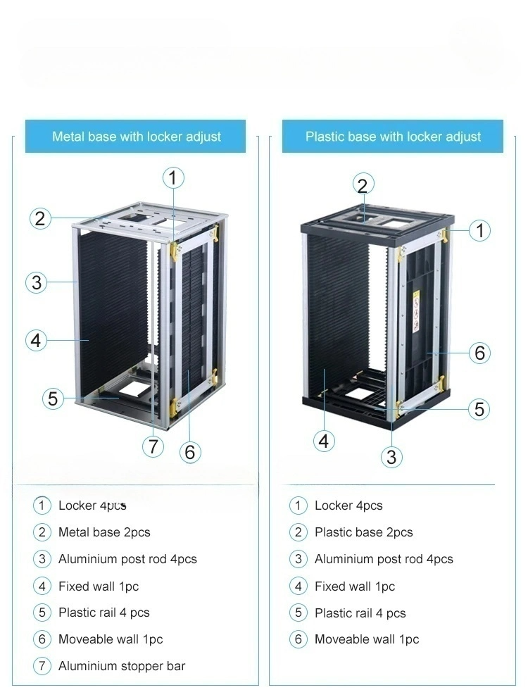 product adjustable anti static pcb magazine rack esd pcb magazines-5