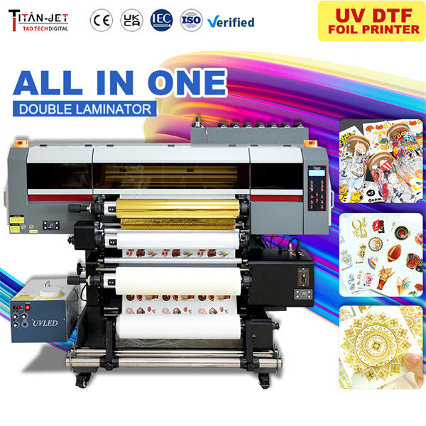 Fast and efficient printing process with UV DTF technology