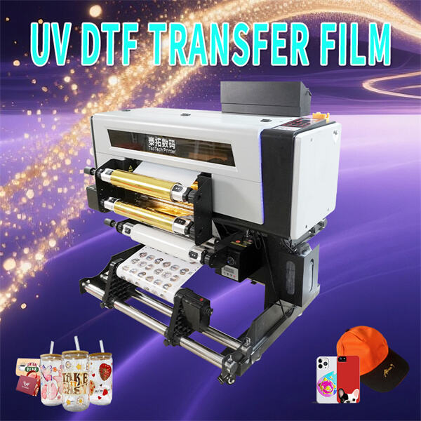 Easy to use UV DTF transfer film for quick application