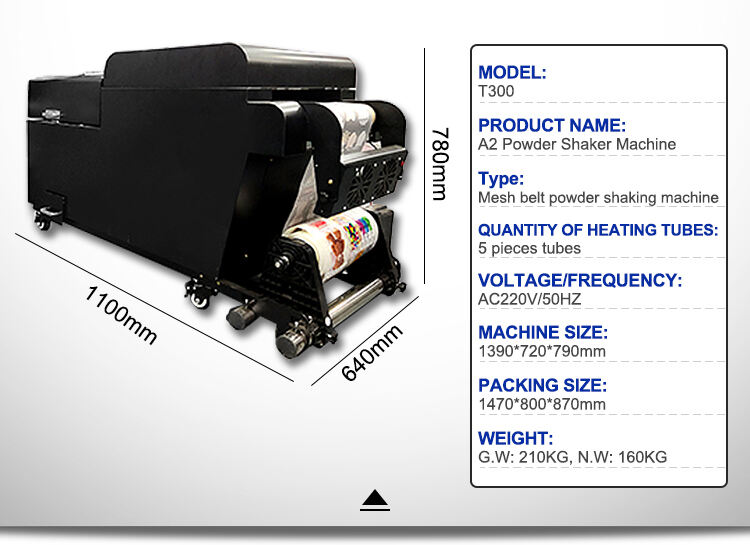 A2 Dtf Printer Printing Machine Digital T-shirt Printing Machine Printer for Clothes A2 40cm I3200 Head DTF Printer factory