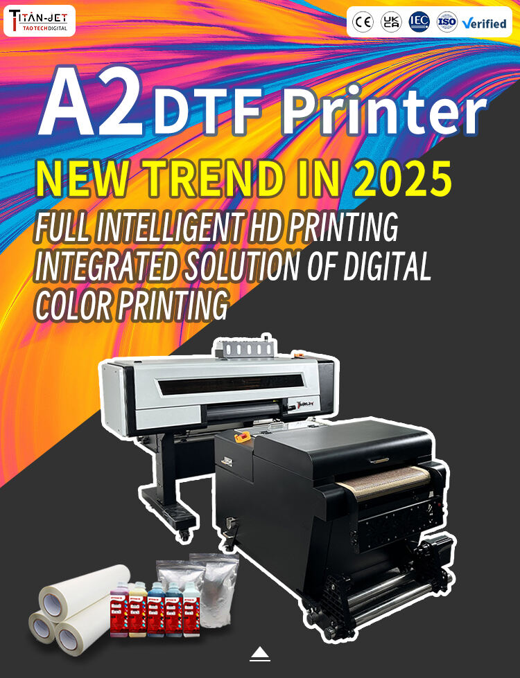 A2 Dtf Printer Printing Machine Digital T-shirt Printing Machine Printer for Clothes A2 40cm I3200 Head DTF Printer details