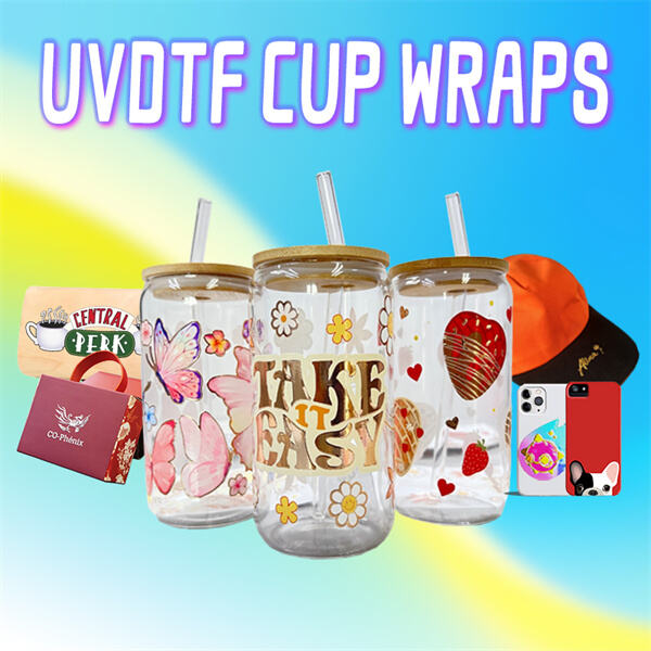 Experience superior print quality and durability with UV DTF cup wraps