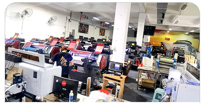 2025 New UV DTF Printer 24 Inch with Foil Golden Stickers Color Labels with Epson Heads I3200 Highest Speed 10㎡/h factory
