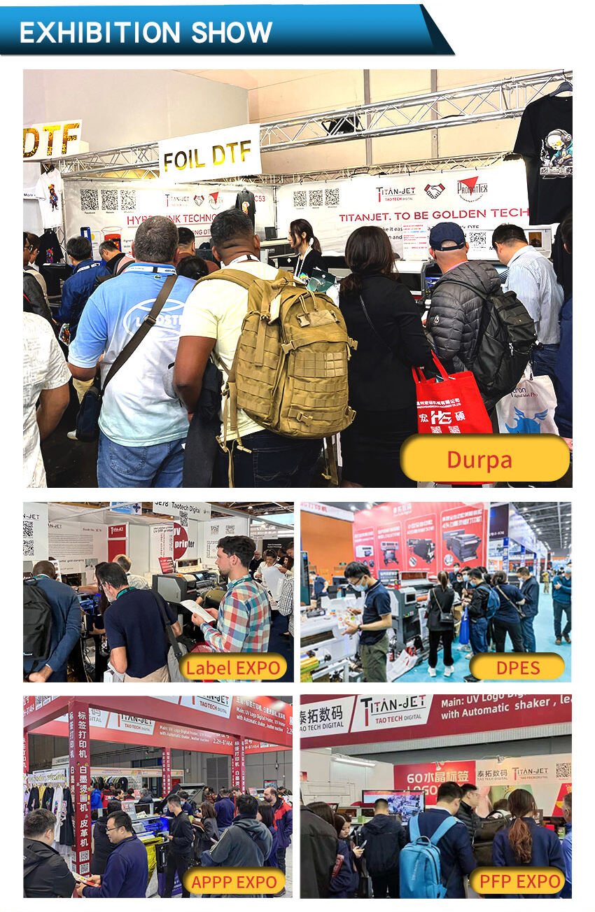High-Speed A2/A3 UV DTF Printer for Sticker Label on Bottle Cup Glass with Roll-to-Roll Automatic Laminator factory