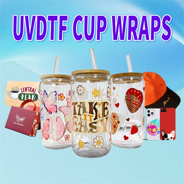 Stand out from the competition with eye-catching UV DTF cup wrap designs