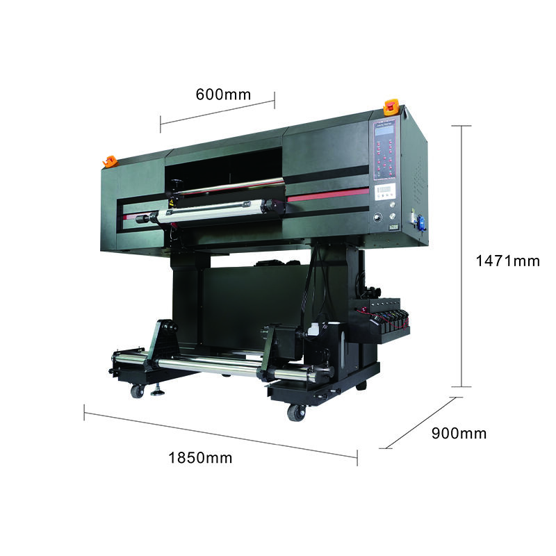 2025 New UV DTF Printer 24 Inch with Foil Golden Stickers Color Labels with Epson Heads I3200 Highest Speed 10㎡/h supplier