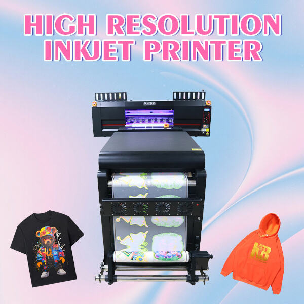 Professional quality printing with high resolution inkjet printer