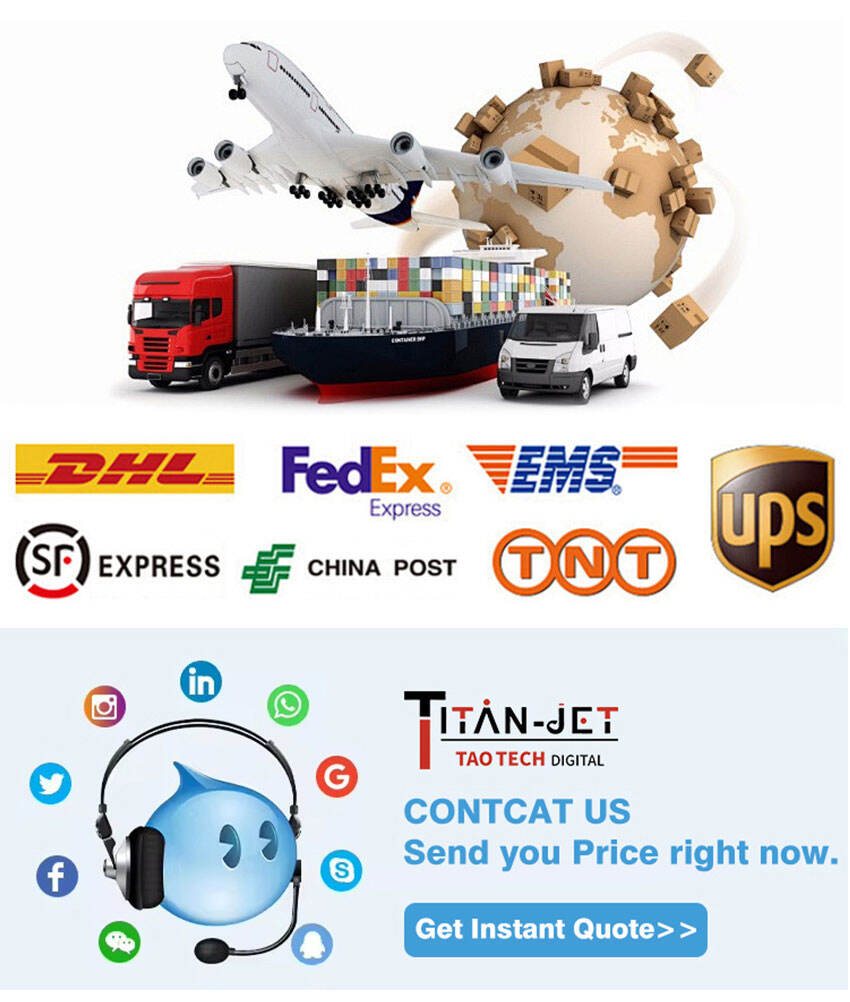 Titanjet 6-Head DTF Printer Epson I3200 A1 High Speed With Purifier Automatic Cycle Powder T-Shirt Digital Printing details