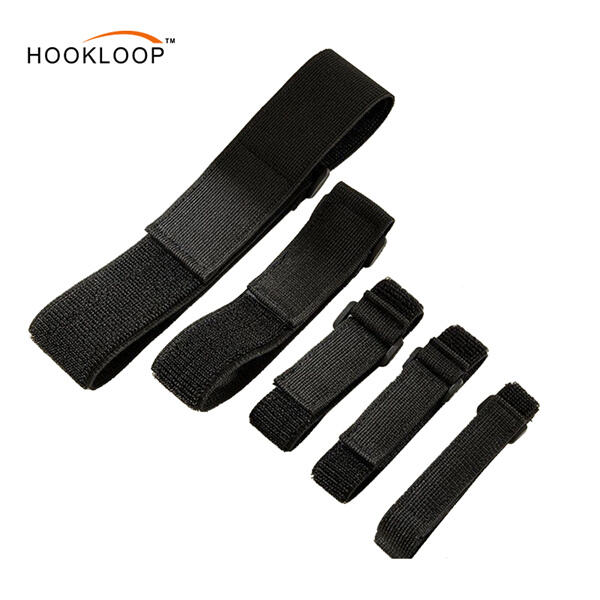 Customizable black elastic straps for personalized convenience