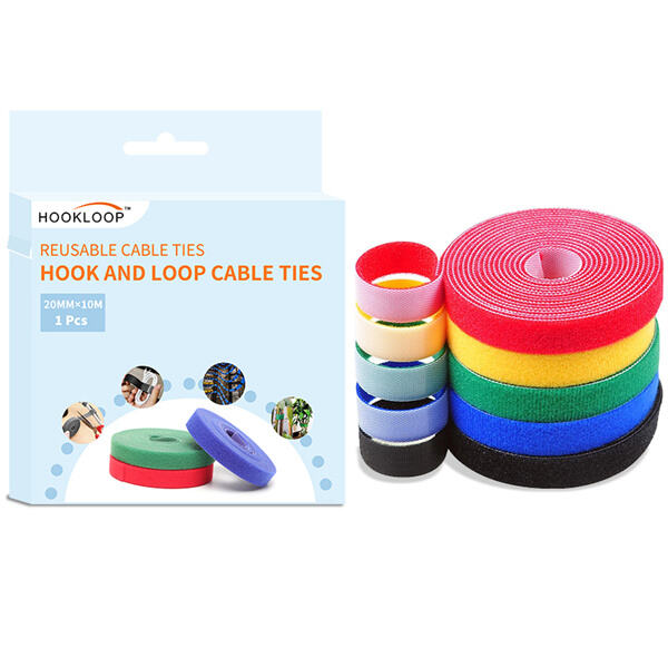 Secure and bundle cables with ease using our high-quality hook and loop fastening system