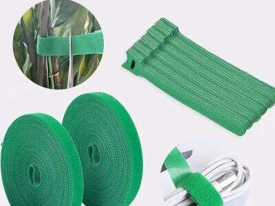 Durable Back-to-Back Garden Ties for Reusable Plant Correction