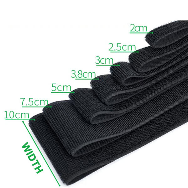 Wide elastic straps