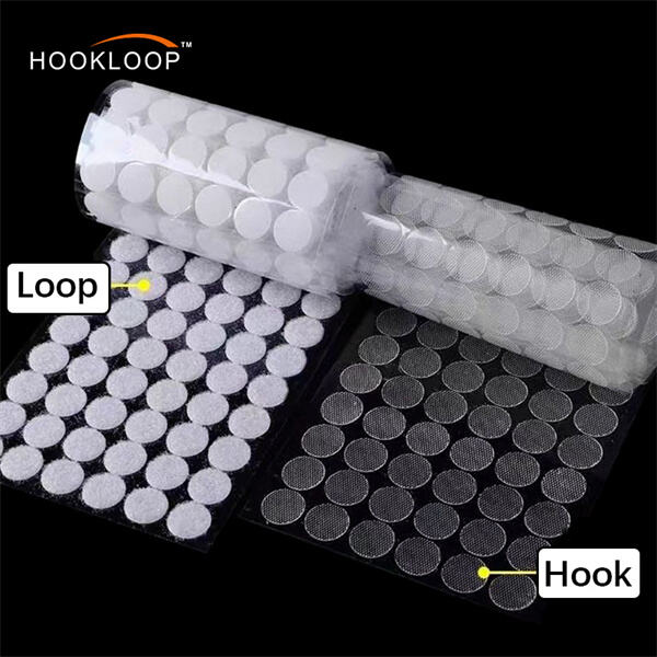 Easy to Use and Durable Hook and Loop Coins for Efficiency