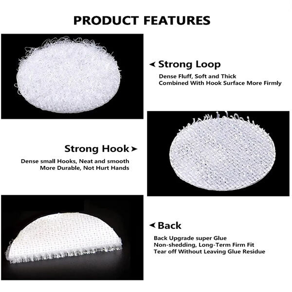 -Competitive Pricing and Discounts Available for Self Adhesive Hook and Loop Dots