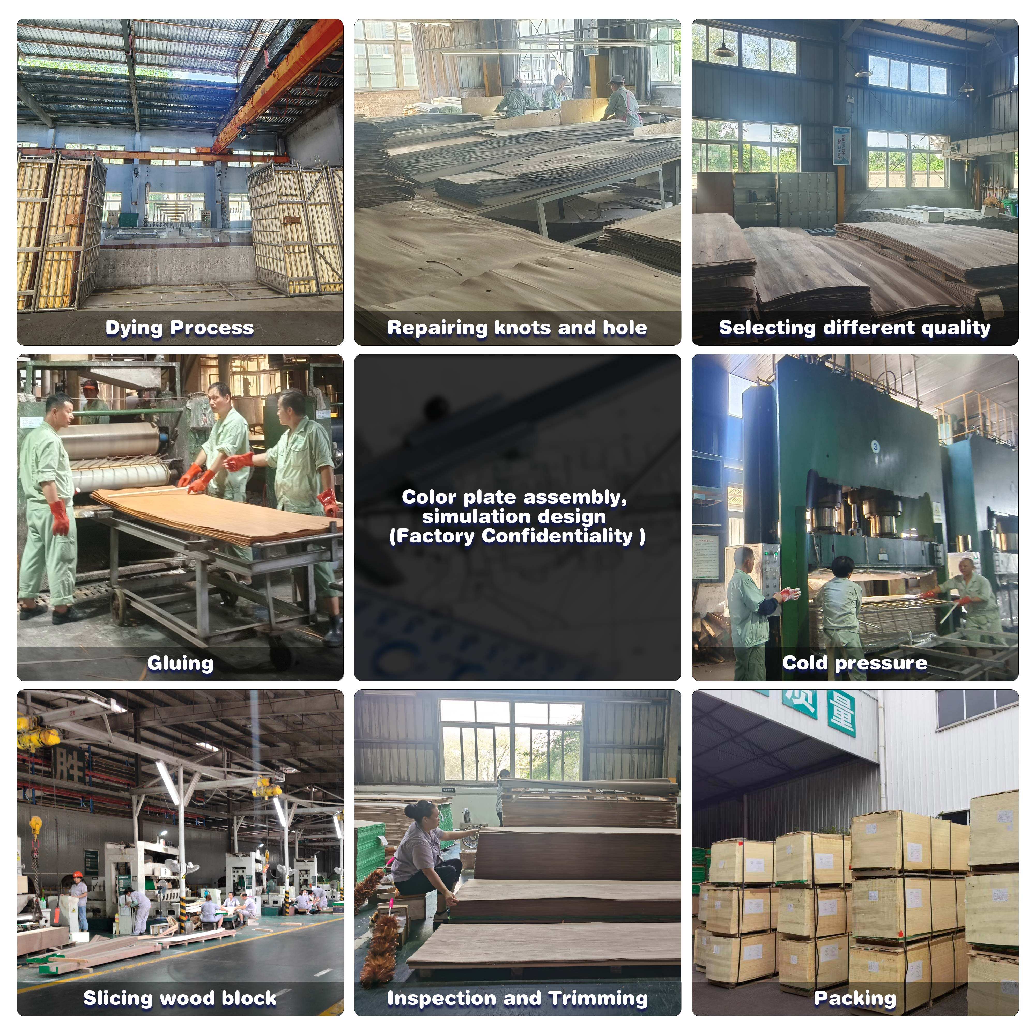 Vunir Colorful Blue Engineered Wood Veneer for Home & Hotel Furniture Decoration factory