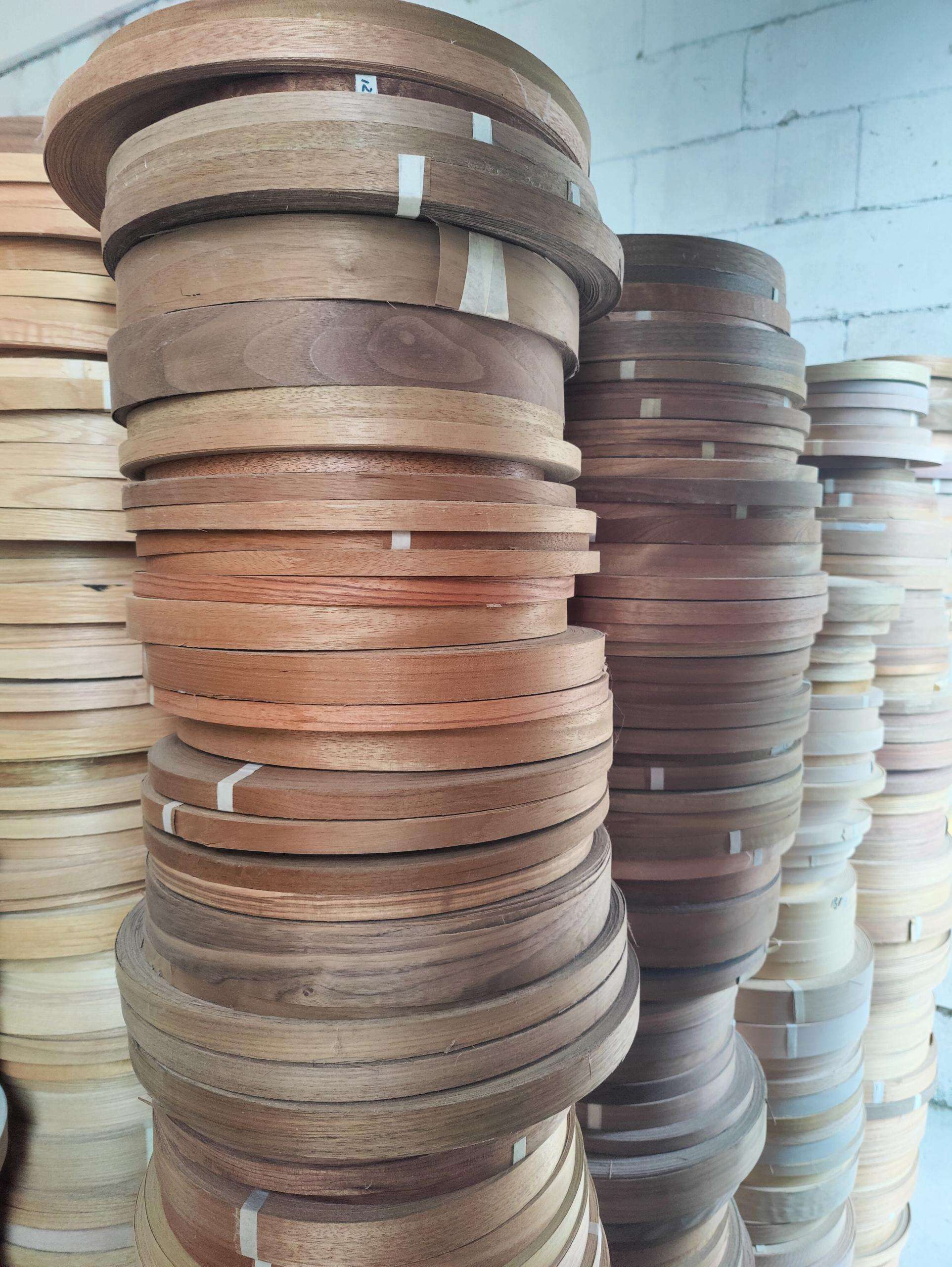 Real Wood Edge Banding Birch  Veneer Tape for Plywood Furniture details