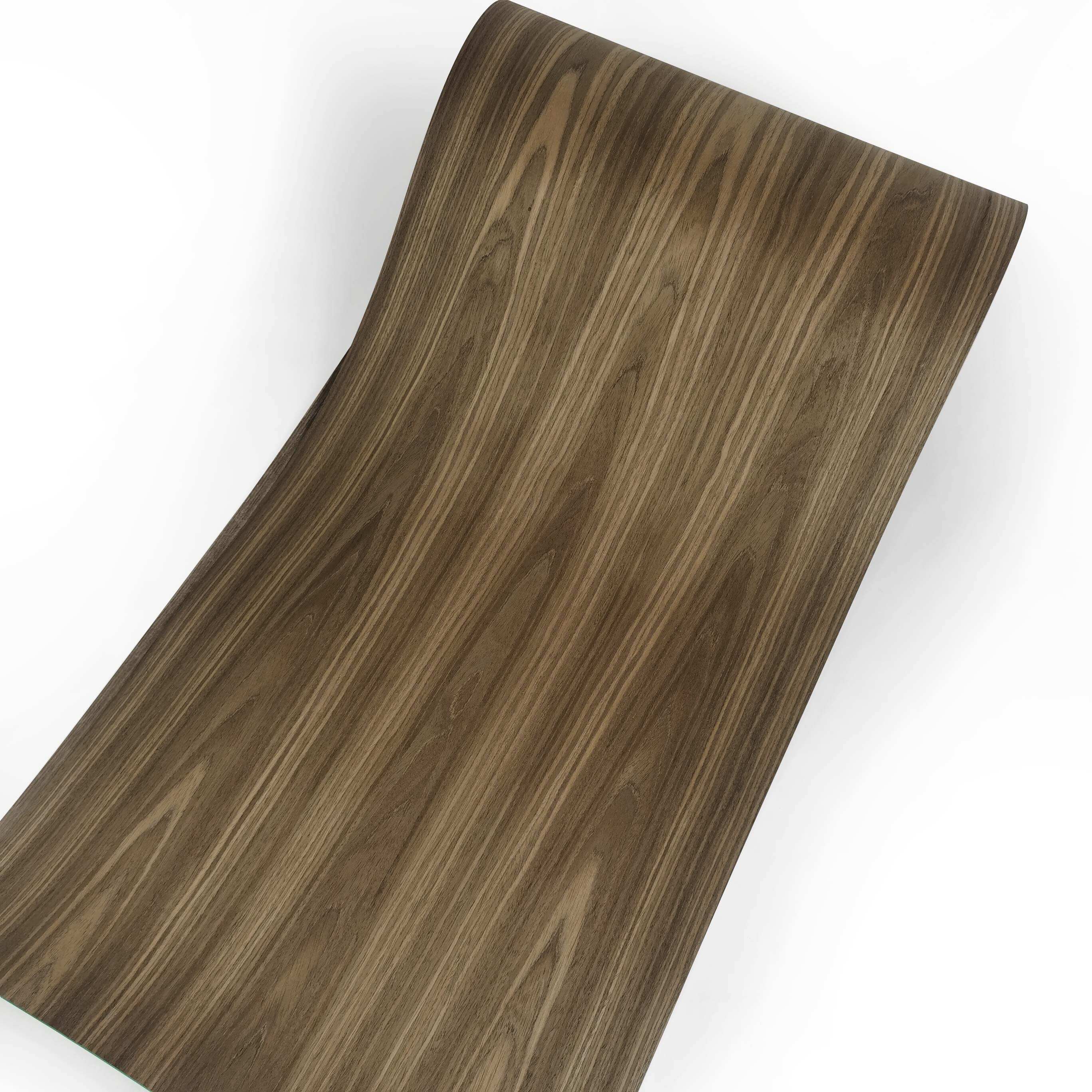Hot Sale High Quality Black Walnut Engineered Wood Veneer Sheet Best Price for Custom Hotel VUNIR Wooden Veneer Customization manufacture